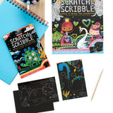 Scratch and Scribble Mini Scratch Art Kit - Dinosaur Days - 6 Cards