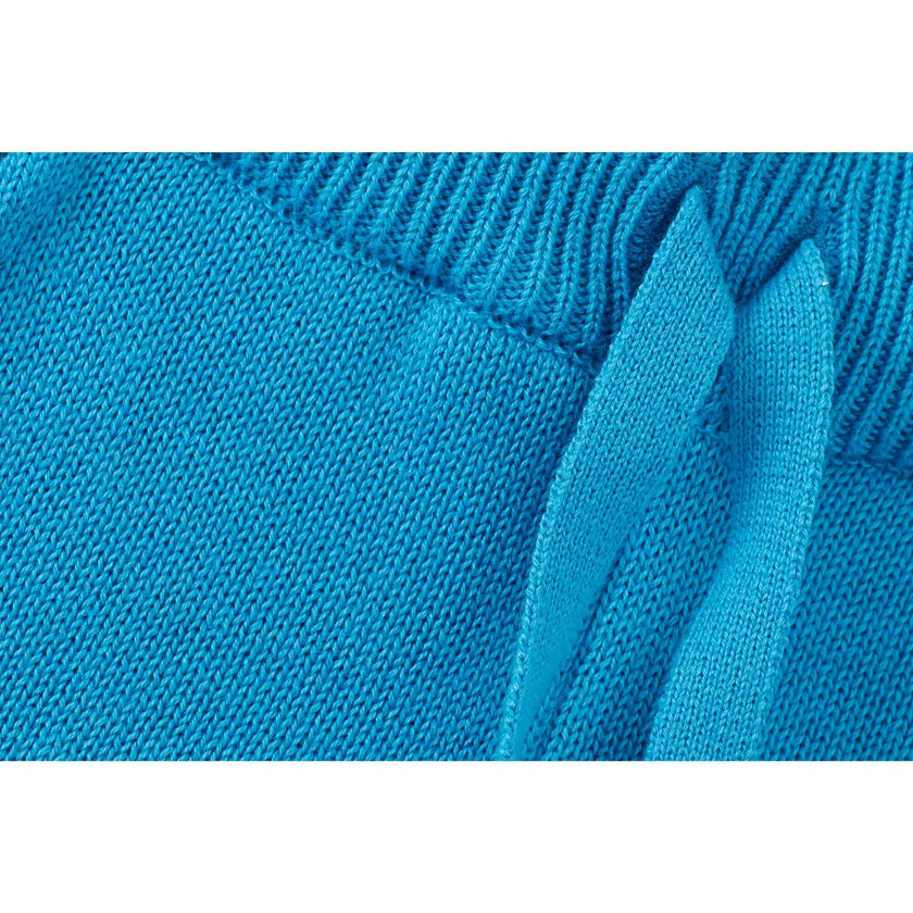 Organic Cotton Knit Joggers, Blue