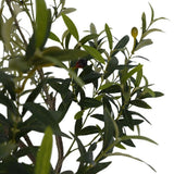 6.5' Faux Potted Olive Tree