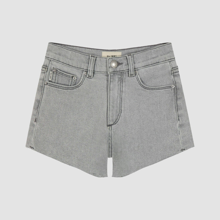 Lucy Shorts High Rise | Lt Smoke