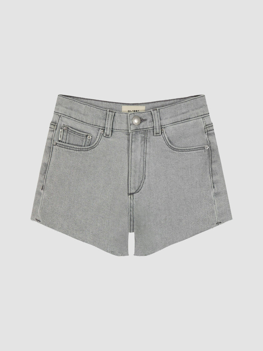 Lucy Shorts High Rise | Lt Smoke