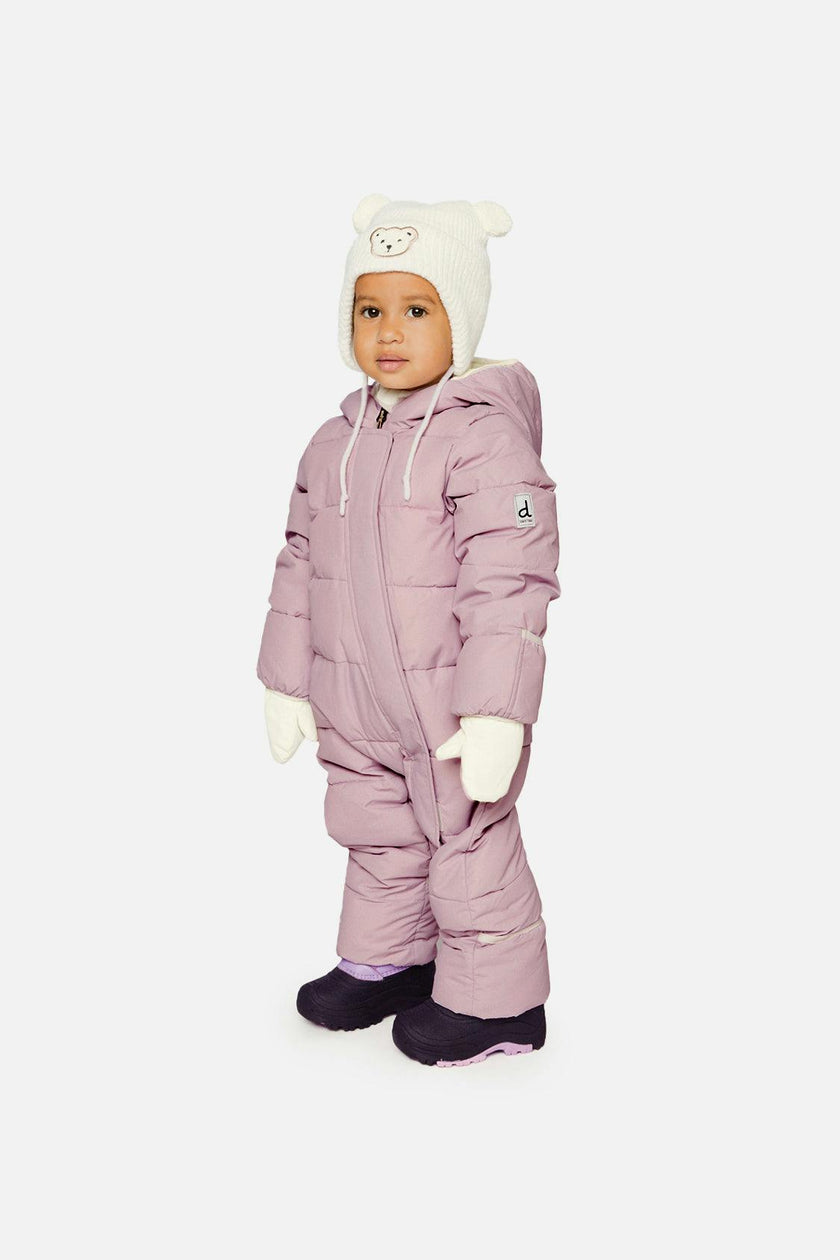 Baby Cloud One Piece Snowsuit Adapted For Car Seats Lavender