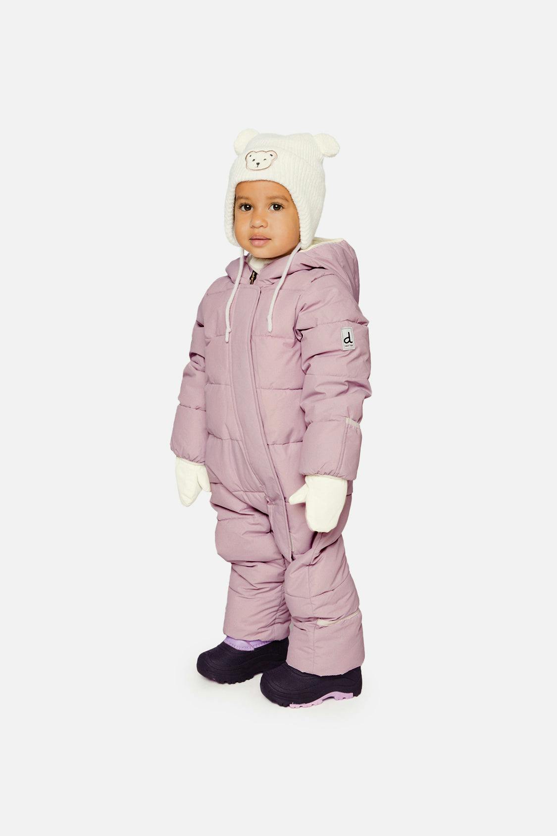 Baby Cloud One Piece Snowsuit Adapted For Car Seats Lavender