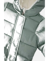 Baby Cloud One Piece Snowsuit Adapted For Car Seats Sage Green
