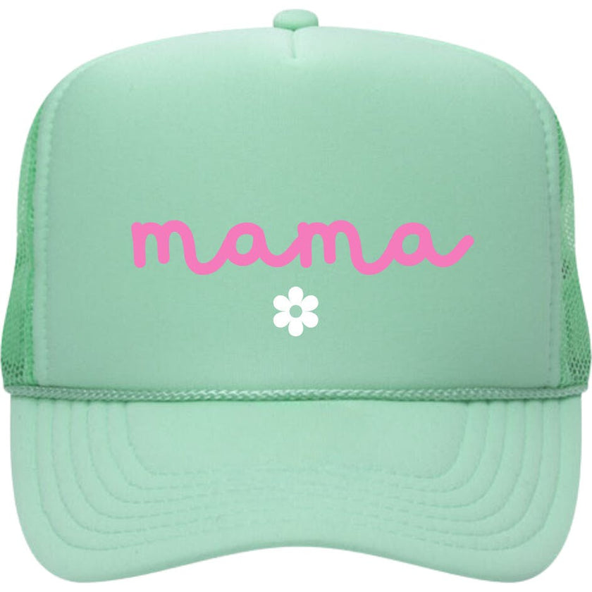Mama Trucker Hat, Pink
