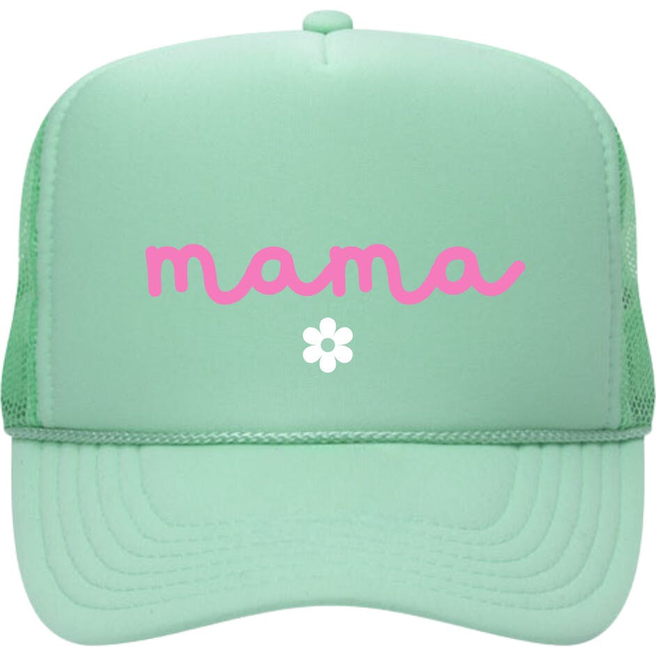 Mama Trucker Hat, Pink