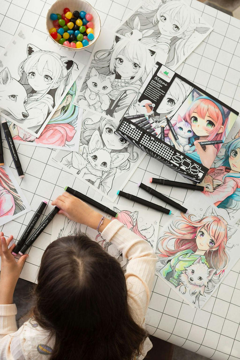 Manga - Layout And Markers - Kemonomimi - 10y+