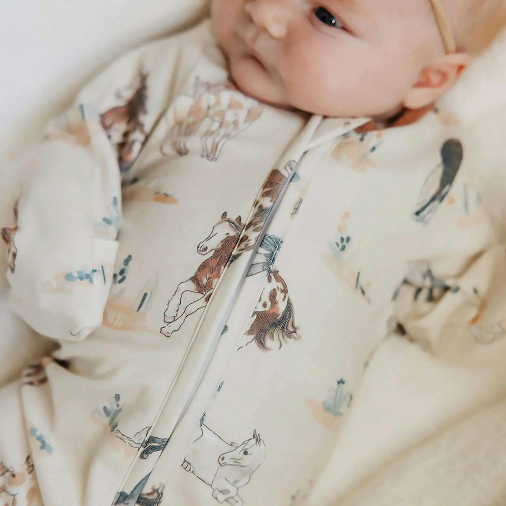 Zip-Up Footie Pajama - Montana