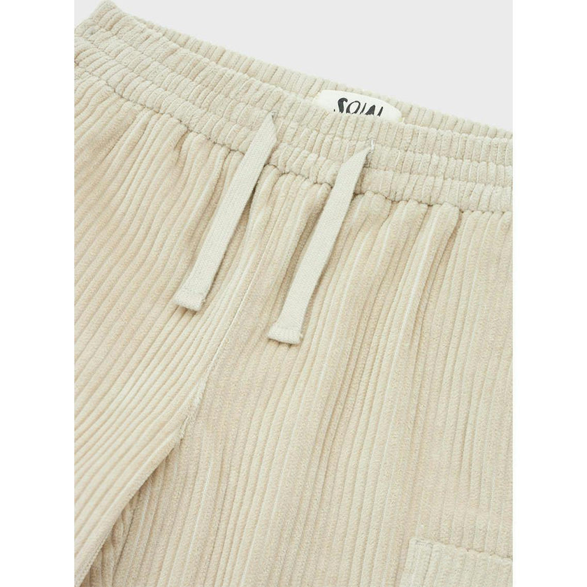 Organic Cotton Corduroy Straight Leg Cargo