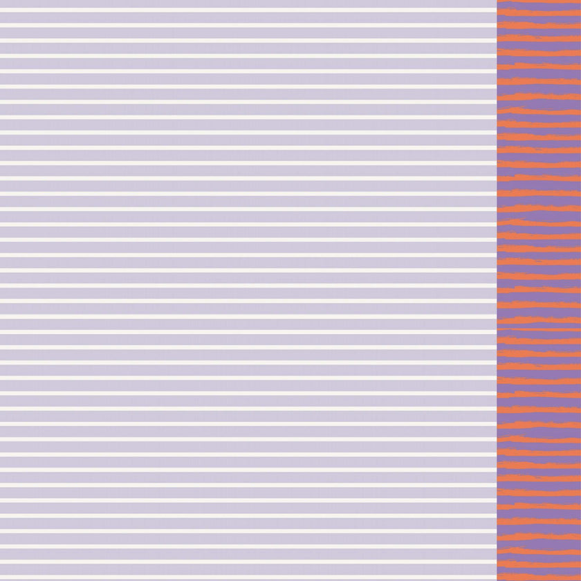 Lavander stripes swimsuit