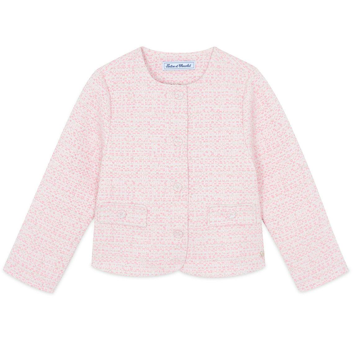 TARTINE ET CHOCOLAT Textured Jacket - Pink