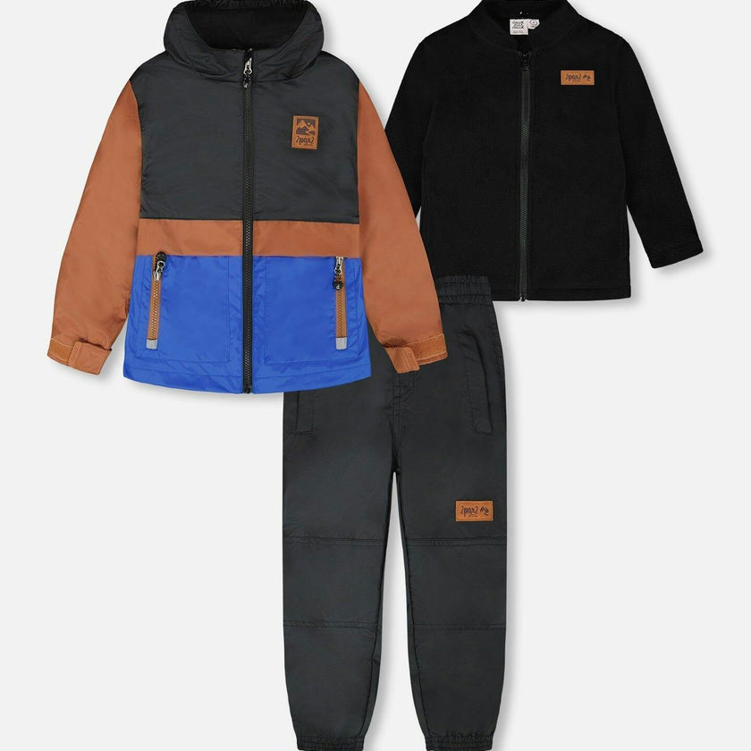3-In-1 Two-Piece Mid-Season Outerwear Set