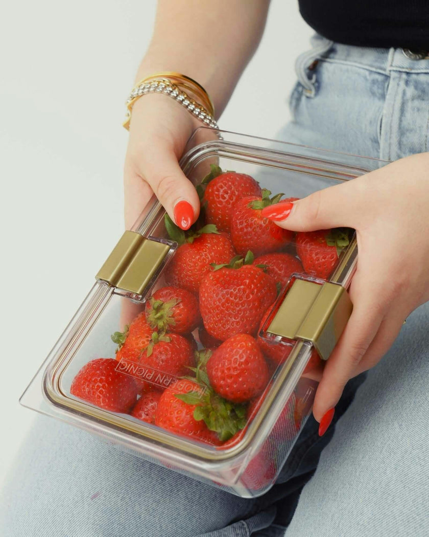 Stackable, Microwave + Dishwasher Safe Food Container Set, 1 Set
