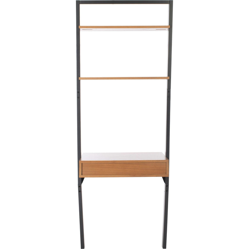 Kamy 2 Shelf Leaning Desk