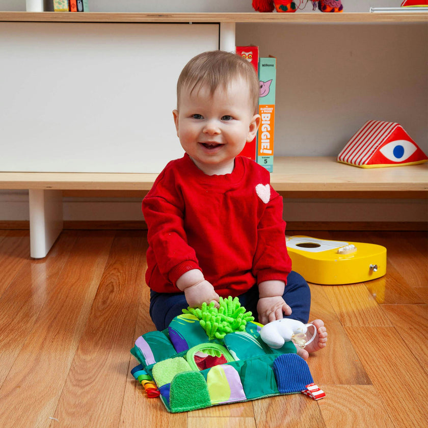Sensory Garden Flap Stroller Toy