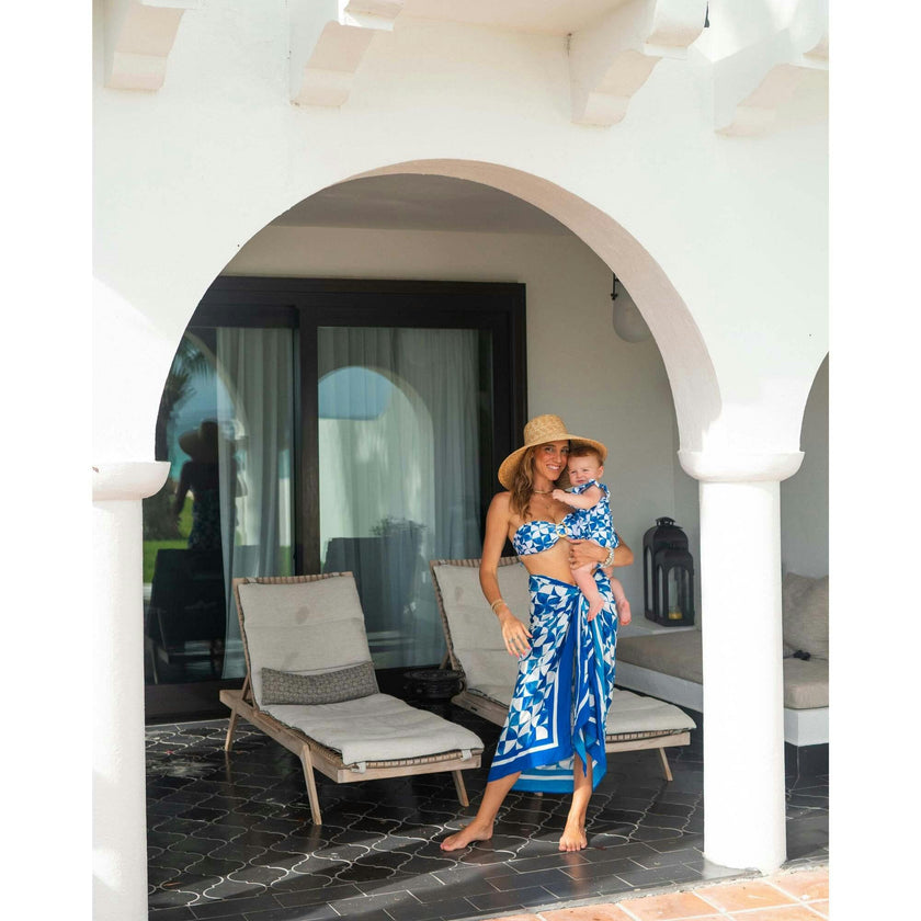The Greece - Girls Ruffle One Piece UPF 50+