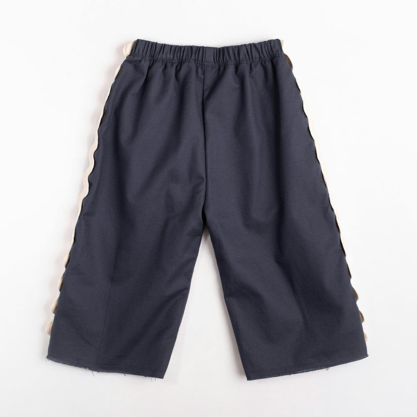 Wide-leg Pant in Mar Azul