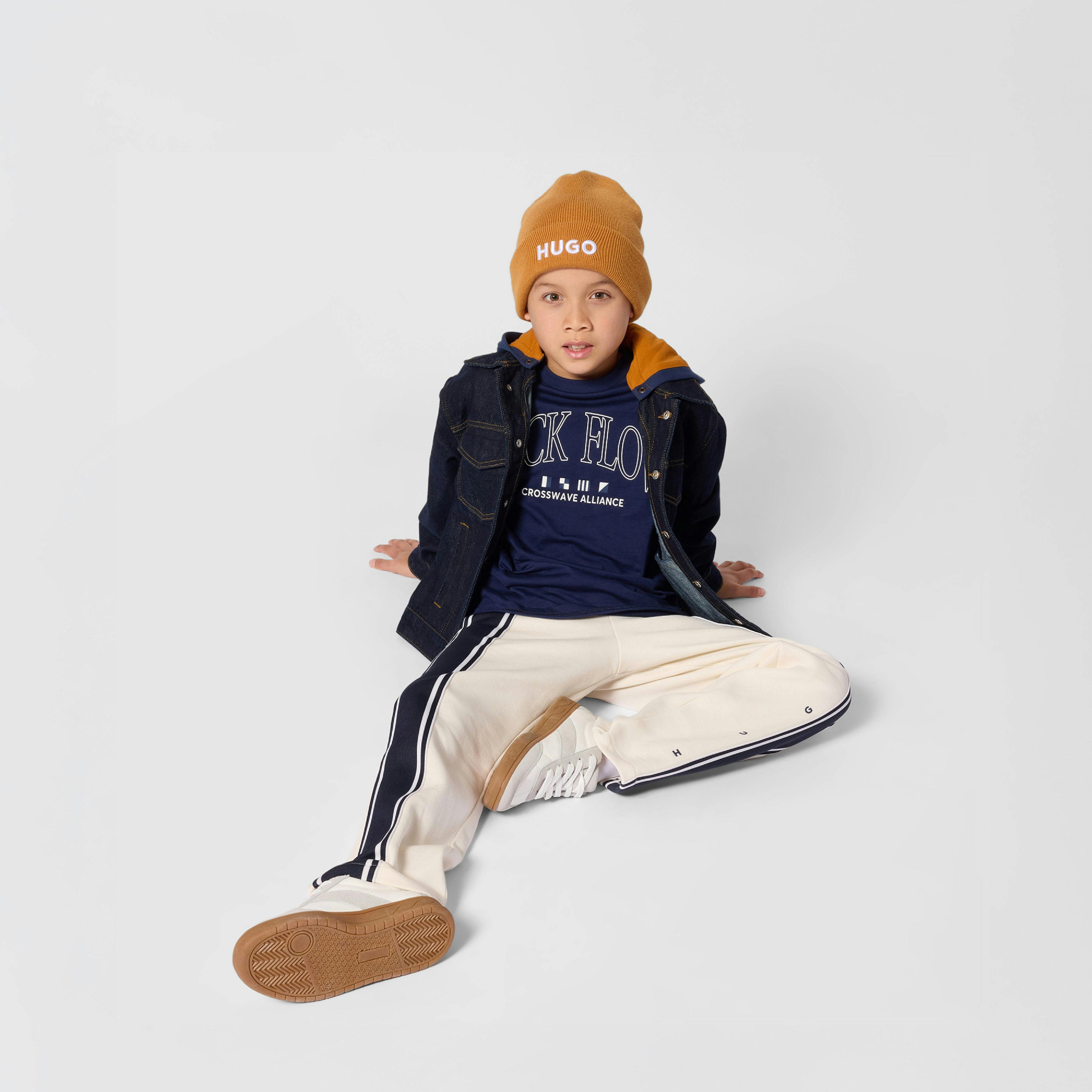 Sudan Brown Knit Logo Beanie