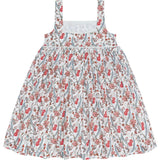 girls mercado bloom square neck dress
