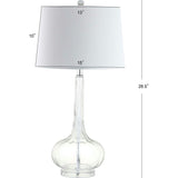 Bette 28.5" Glass Teardrop LED Table Lamp Set 2