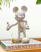 Mickey STAR STYLE White & Gold 12in
