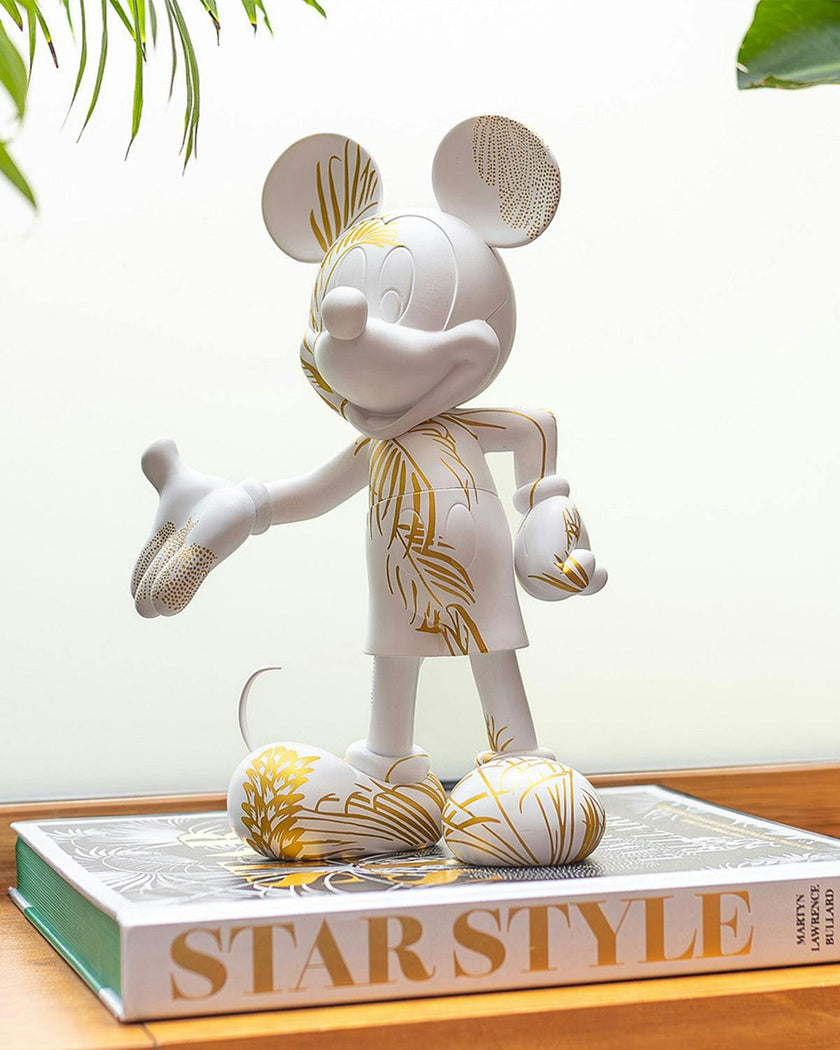 Mickey STAR STYLE White & Gold 12in