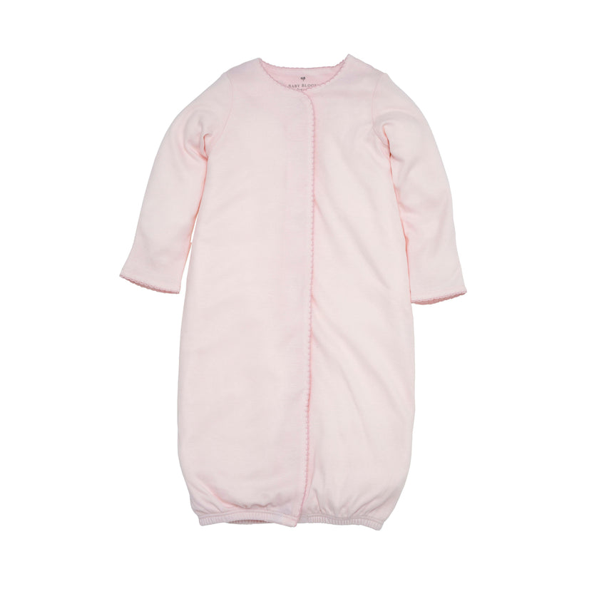 Organic Pima Baby Gown Rose