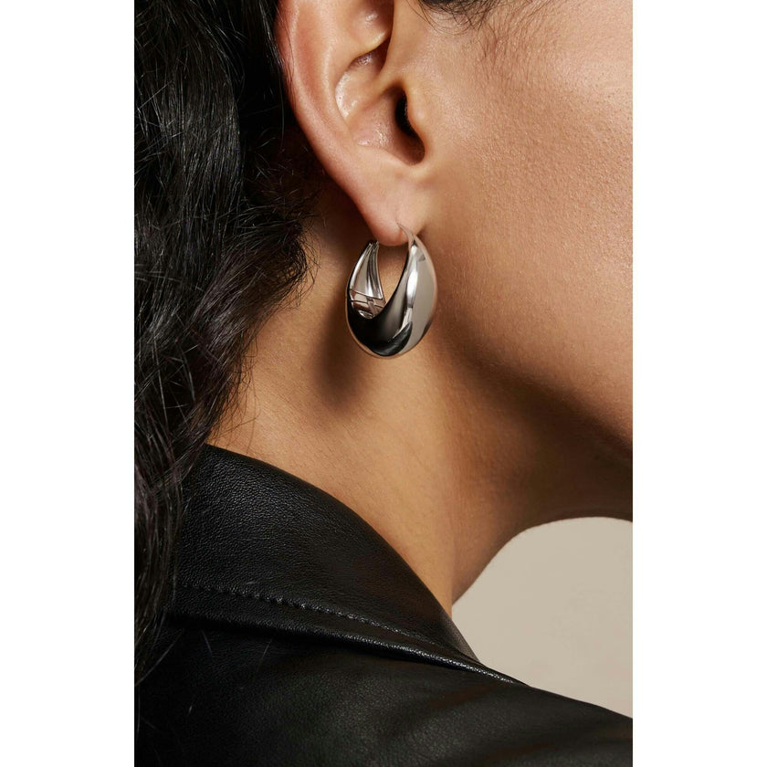Drop Hoop Earrings