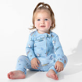 School Bamboo Convertible Footie