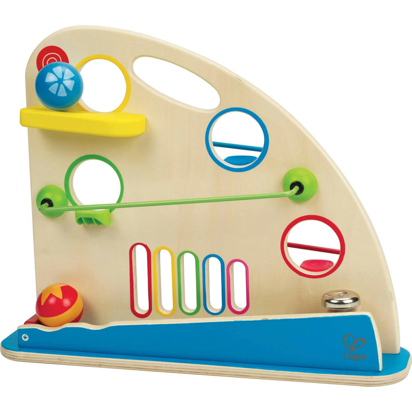 Totally Amazing Roller Derby Wooden Marble Racing Toy