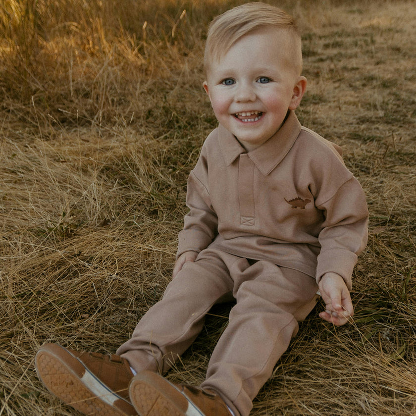 Organic Long Sleeve Polo
