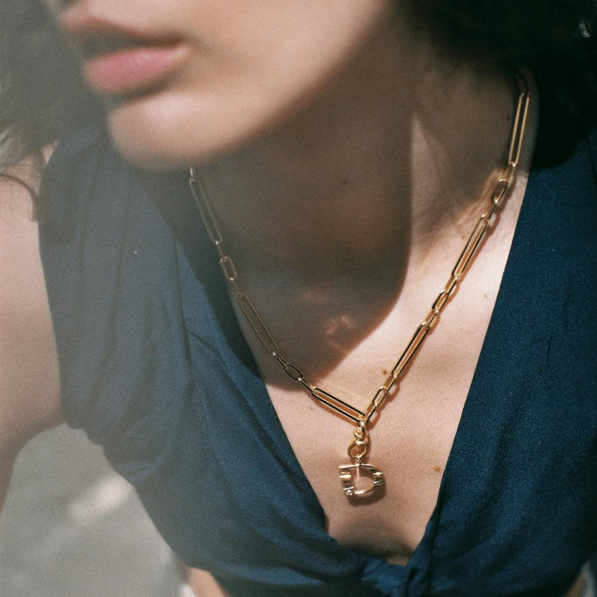 20" Mika Paperclip Chain Necklace