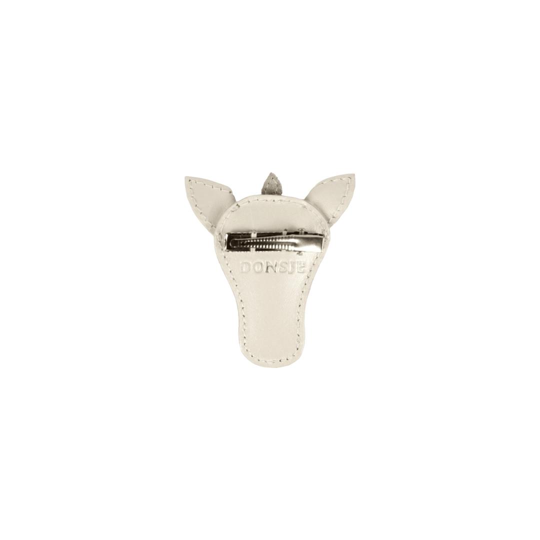 Blinc Clip | Unicorn | Off White Metallic Leather