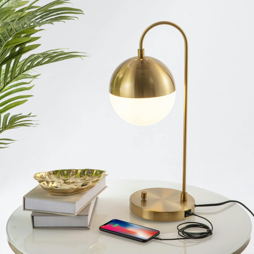 Cappi Table Lamp with USB Port