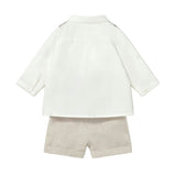 White & Beige Formal Set