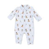 Bestie Dogs Blue - Polo Romper