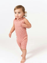 Berry Floral Footie
