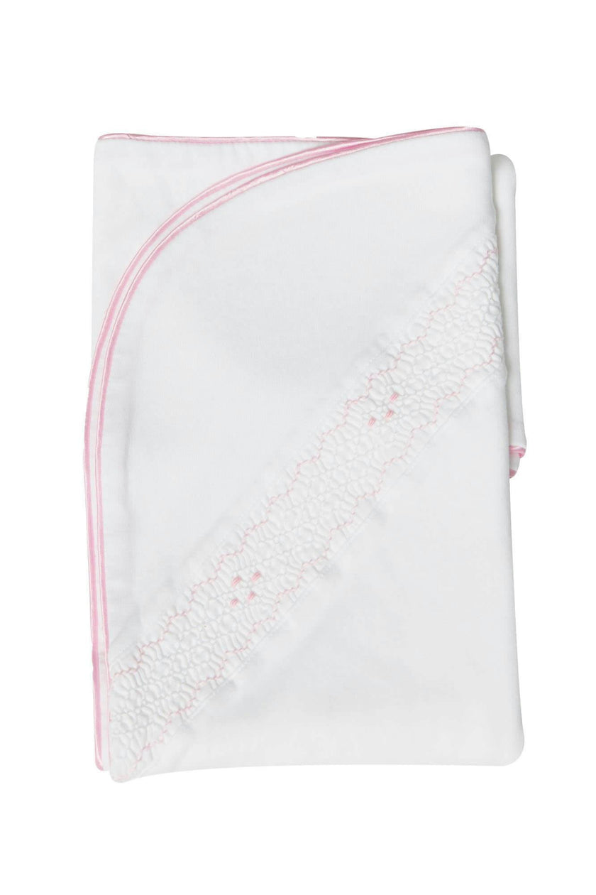 Nella Smocked Girl Blanket Pink Smocked