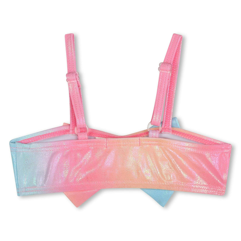 Multicolor Ombre Bow Bikini
