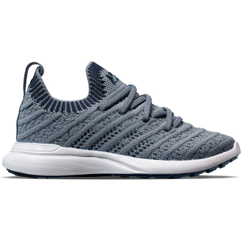 Kid's TechLoom Wave Slate / Navy / Ribbed, Blue