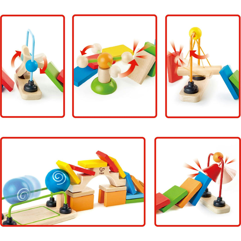 Wooden Toddler Domino Ball Set