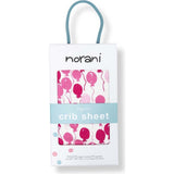Organic Print Fitted Crib Sheet
