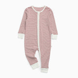Red Stripe Clever Zip Romper