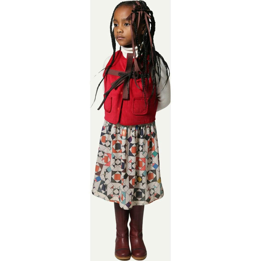 LUNA SMOCKED SKIRT