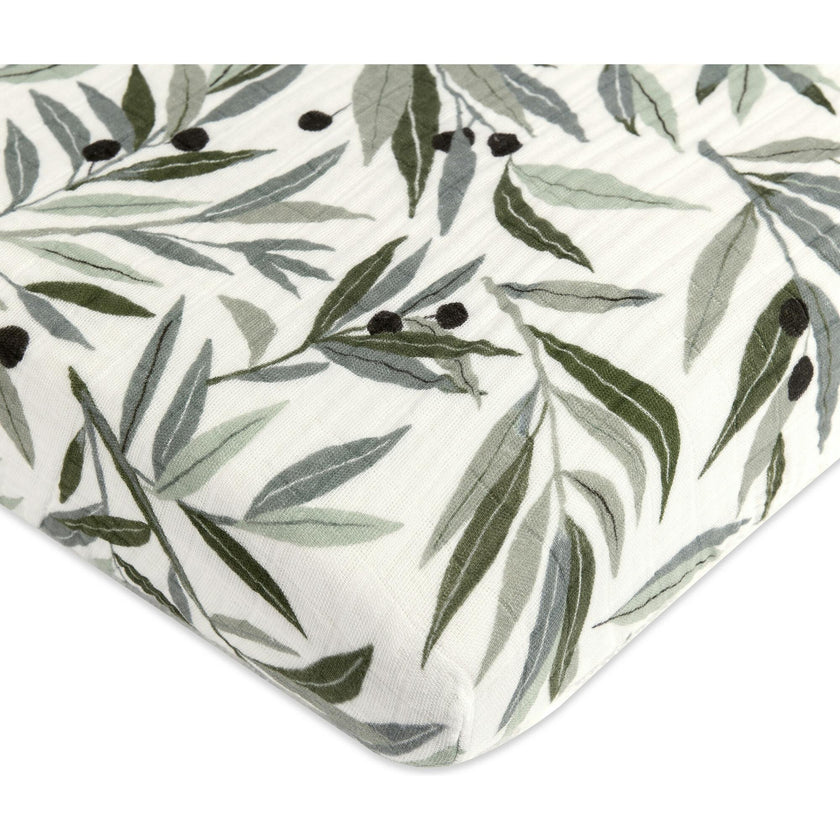 Organic Muslin Cotton Mini Crib Sheet