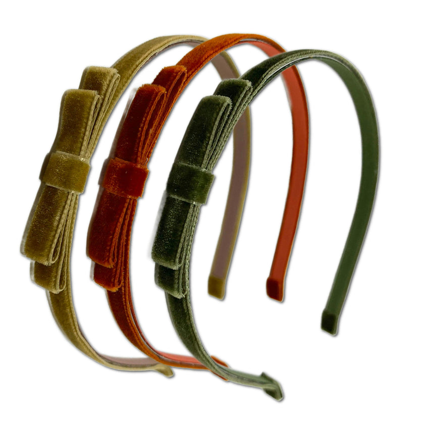 Velvet Headbands Bundle Set