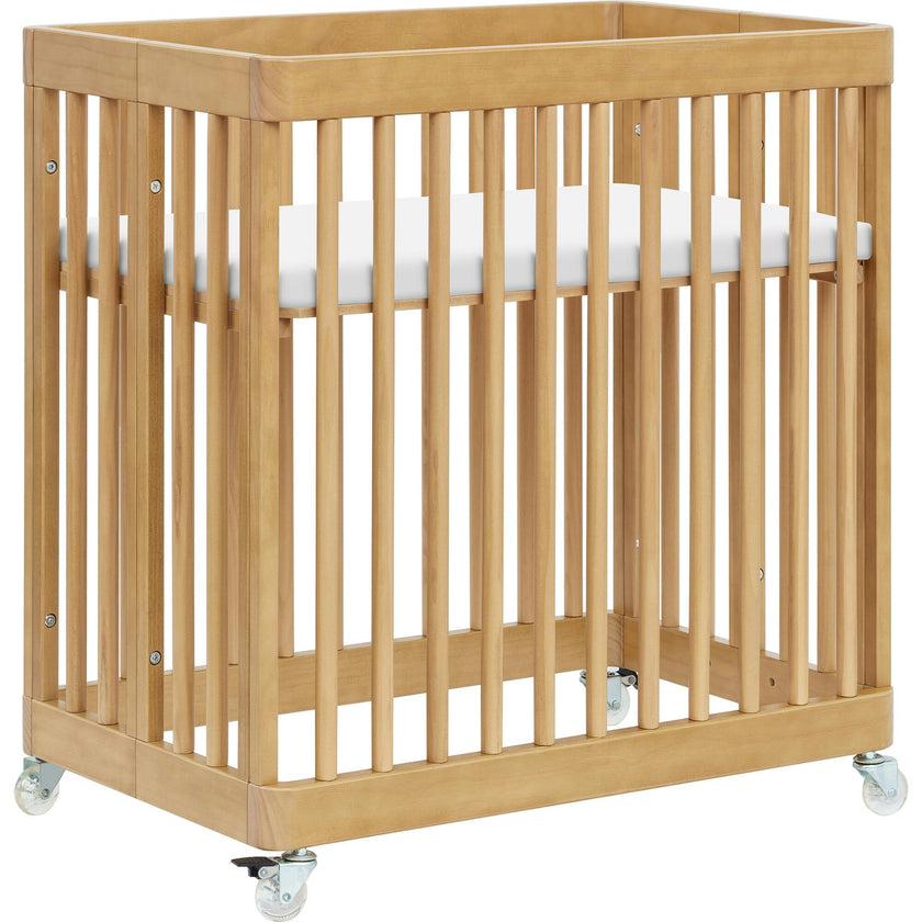 Pogo 8-in-1 Convertible Crib with All-Stages Conversion Kits in Honey