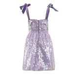 Lavender Daisy Sequin Dress