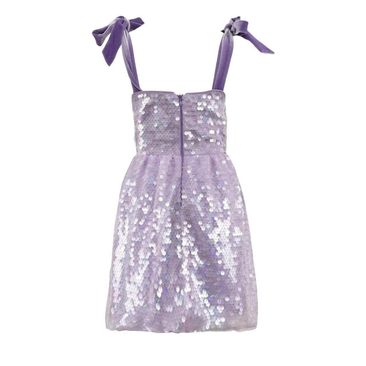 Lavender Daisy Sequin Dress