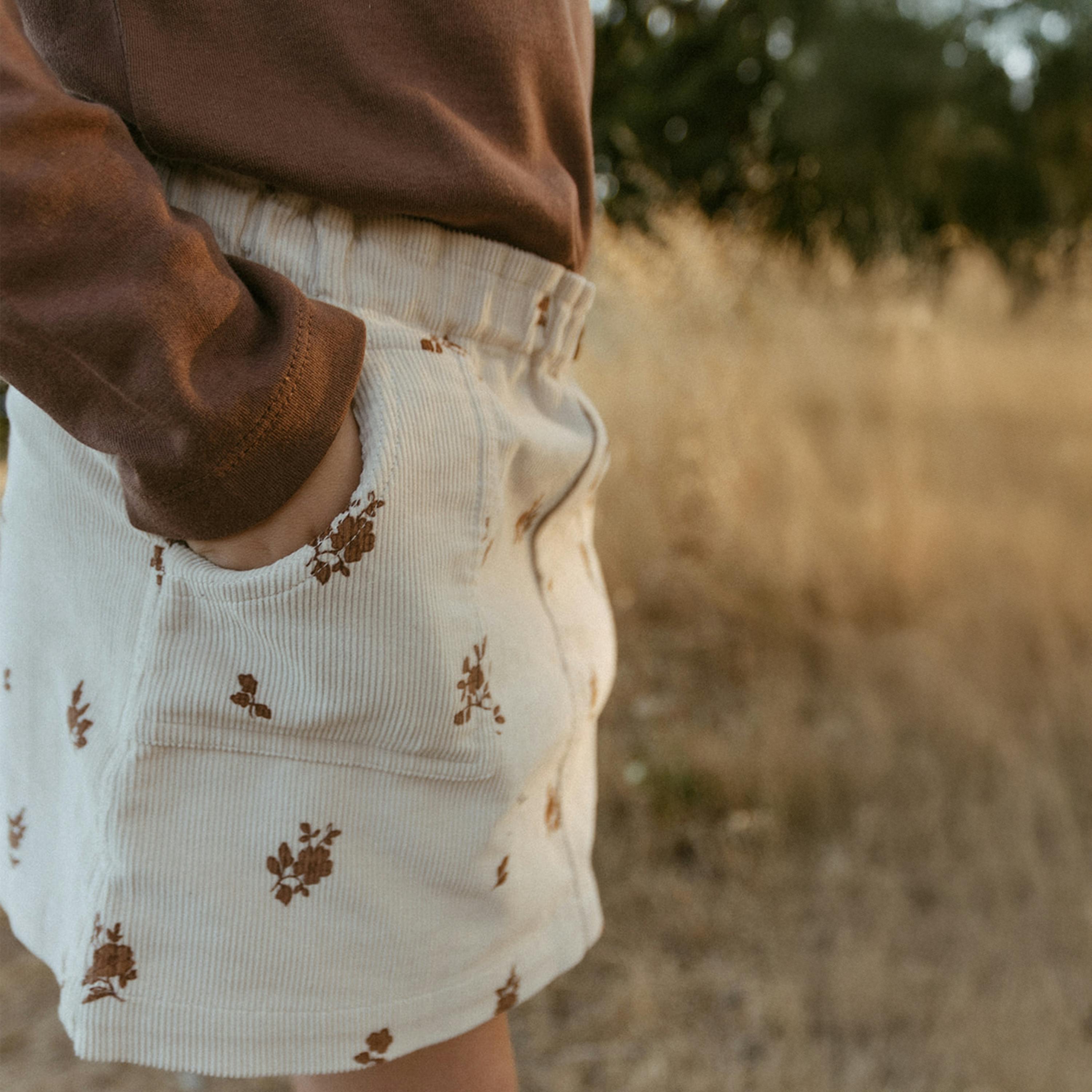 Organic Corduroy Skirt